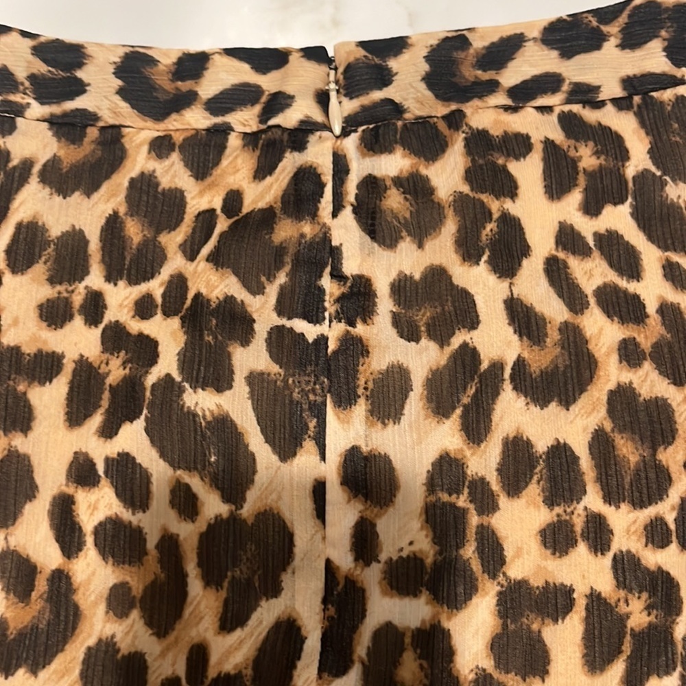 LIMITED Leopard Print Mini Skirt size 12 - Picture 6 of 8